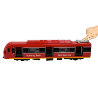 Дитячий ігровий потяг 731-27K(Red) червоний світиться 23х4х5 см Дитячий ігровий потяг 731-27K(Red) червоний світиться 23х4х5 см