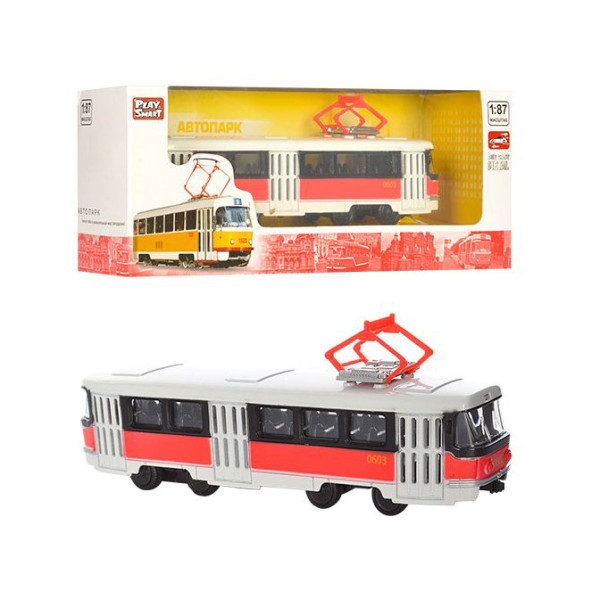 Іграшкова модель Трамвай PLAY SMART 6411 інерційний 6411D