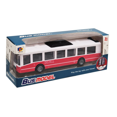 Дитячий інерційний автобус DD2813AC(Red-1) відчиняються двері