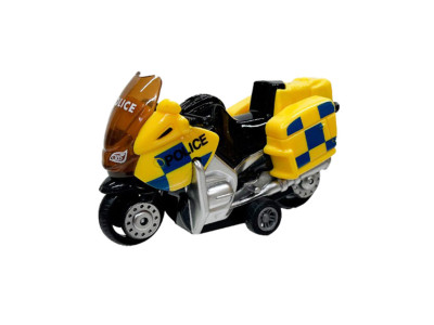 Мотоцикл дитячий "Police" AP7442 масштаб 1:64 з безпечних матеріалів Жовтий Мотоцикл дитячий "Police" AP7442 масштаб 1:64 з безпечних матеріалів Жовтий