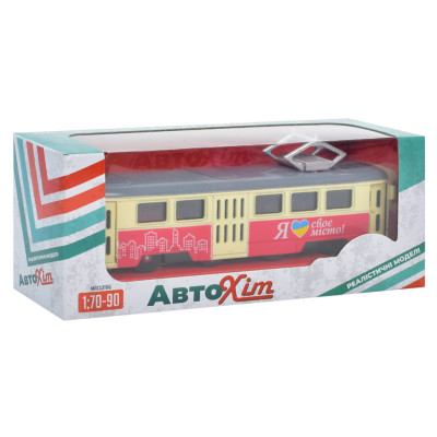 Дитяча іграшка Трамвай інерційний M5660, 18,5 см