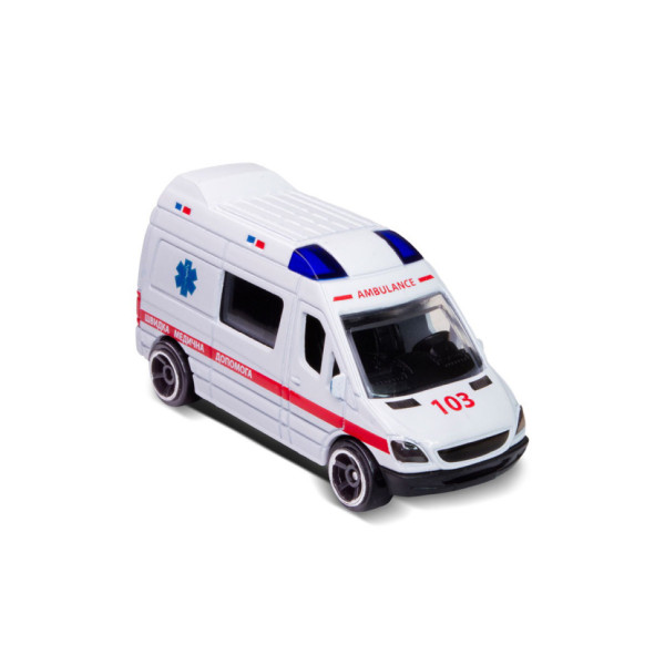 Автомодель дитяча Швидка допомога TechnoDrive 250421CG-3 масштаб 1:64 Автомодель дитяча Швидка допомога TechnoDrive 250421CG-3 масштаб 1:64