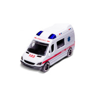 Автомодель дитяча Швидка допомога TechnoDrive 250421CG-3 масштаб 1:64 Автомодель дитяча Швидка допомога TechnoDrive 250421CG-3 масштаб 1:64