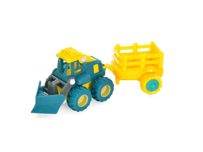 Дитяча машинка інерційна "Будівельна" 2018-55 з причепом Вид 3