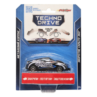 Ігрова машинка Крутий переворот Flipems TechnoDrive 1312-5 переворот на 360°