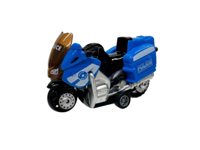 Мотоцикл дитячий "Police" AP7442 масштаб 1:64 з безпечних матеріалів Синій Мотоцикл дитячий "Police" AP7442 масштаб 1:64 з безпечних матеріалів Синій
