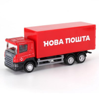 Автомодель дитяча Scania "Нова Пошта" TechnoDrive 250414U масштаб 1:64