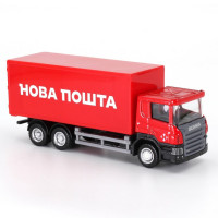 Автомодель дитяча Scania "Нова Пошта" TechnoDrive 250414U масштаб 1:64