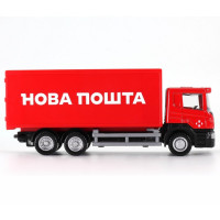 Автомодель дитяча Scania "Нова Пошта" TechnoDrive 250414U масштаб 1:64