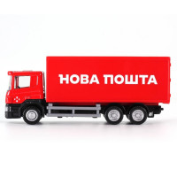 Автомодель дитяча Scania "Нова Пошта" TechnoDrive 250414U масштаб 1:64