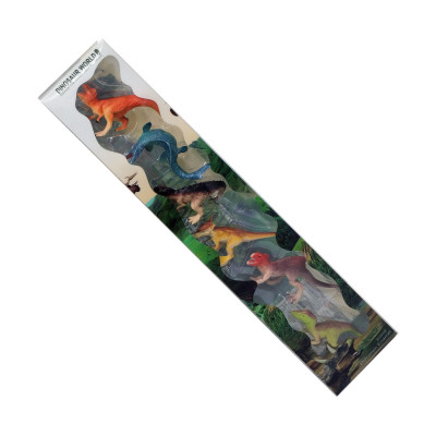 Набір фігурок динозаврів C961-4/5 6 штук тубус 46*4*7см C961-5