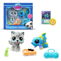 Ігровий набір "Рок-н-рольні суші" Littlest Pet Shop 00526 аксесуари та 2 фігурки Ігровий набір "Рок-н-рольні суші" Littlest Pet Shop 00526 аксесуари та 2 фігурки