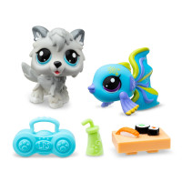 Ігровий набір "Рок-н-рольні суші" Littlest Pet Shop 00526 аксесуари та 2 фігурки Ігровий набір "Рок-н-рольні суші" Littlest Pet Shop 00526 аксесуари та 2 фігурки