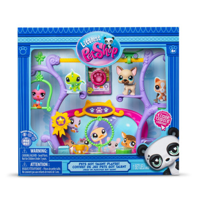 Ігровий набір "Шоу Талантів" Littlest Pet Shop 00558 сцена 2 фігурки аксесуари