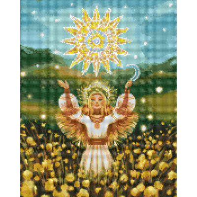 Алмазна мозаїка "Сонячна дівчина" ©yuji.rivera AMO7539 Ідейка 40х50 см