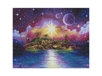 Алмазна мозаїка "Острів мрії" ©annasteshka Ідейка AMO7291 40х50 см