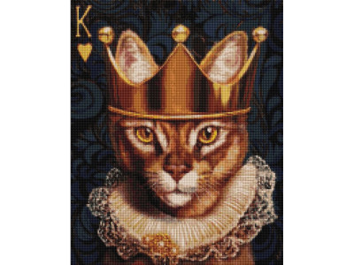 Алмазна мозаїка "Король сердець" ©Lucia Heffernan DBS1216, 40x50 см