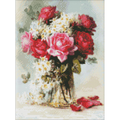 Алмазна мозаїка "Ароматна троянда" ©Paul De Longpre Ідейка AMO7447 30х40 см