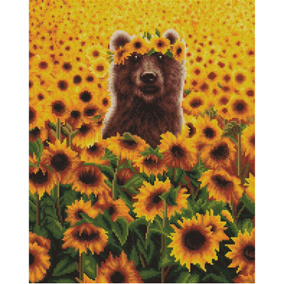 Алмазна мозаїка "Сонячний ведмедик" ©Lucia Heffernan DBS1200, 40x50 см