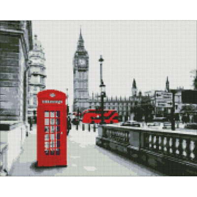 Алмазна мозаїка "Дзвінок із Лондона" Ідейка AMO7225 40х50 см