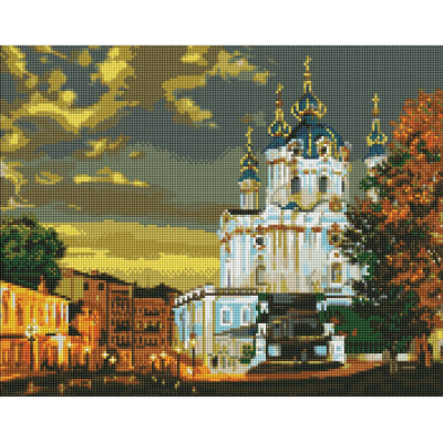 Алмазна мозаїка "Андріївський узвіз"©art_selena_ua AMO7737, 40х50см