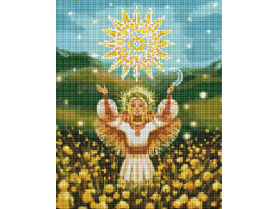 Алмазна мозаїка "Сонячна дівчина" ©yuji.rivera AMO7539 Ідейка 40х50 см