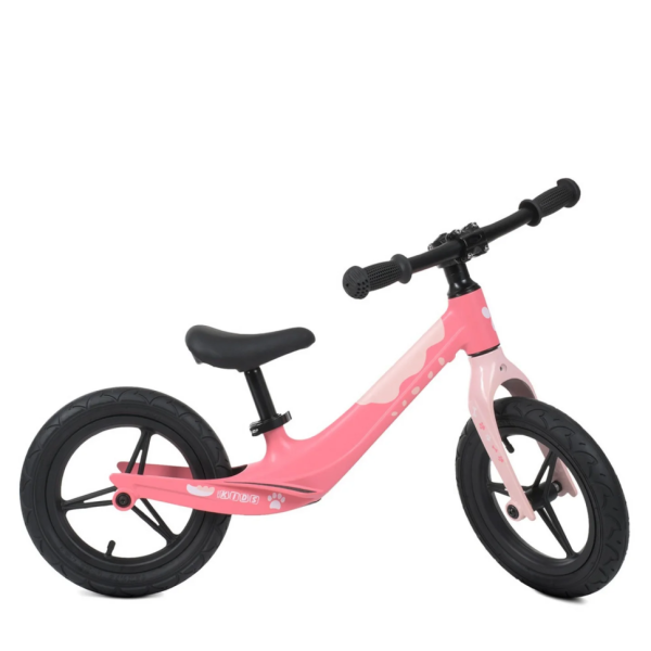Біговел дитячий Profi Kids LMG1255-5 рожевий 12 дюймів Біговел дитячий Profi Kids LMG1255-5 рожевий 12 дюймів