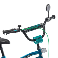 Велосипед дитячий "Urban" PROF1 Y16253S-1 16д, SKD75, бірюзів, ліхтар, зв,дзеркало