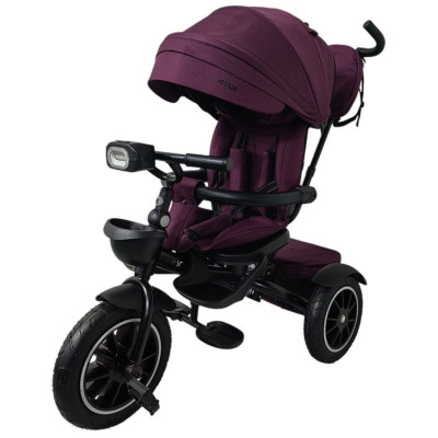 Дитячий триколісний велосипед MODENA ME 1193 Purple з батьківською ручкою