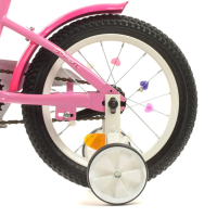 Велосипед дитячий PROF1 Y14241 14 дюймів, рожевий