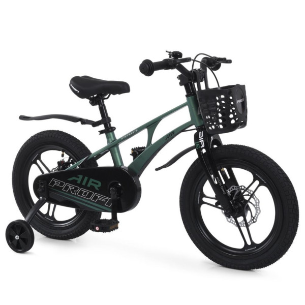 Дитячий двоколісний велосипед Air Pro MB 181059 dark green 18 дюймів
