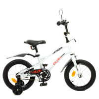 Велосипед дитячий PROF1 Y14251-1 14 дюймів, білий