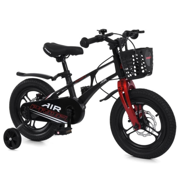 Дитячий двоколісний велосипед Air Pro MB 141059 black 14 дюймів Дитячий двоколісний велосипед Air Pro MB 141059 black 14 дюймів