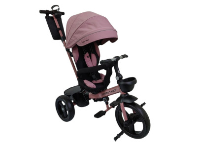 Велосипед дитячий триколісний MT 1001-1 Mauve Pink з батьківською ручкою Велосипед дитячий триколісний MT 1001-1 Mauve Pink з батьківською ручкою