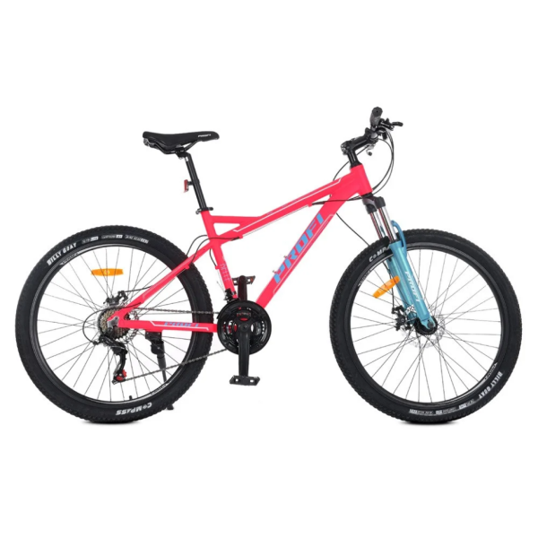 Велосипед "BELLE" PROF1 G26BELLE A26.1 26 д. Алюм.рама 17 " SHIMANO 21SP алюм.DB FW TZ500 малиново-білий