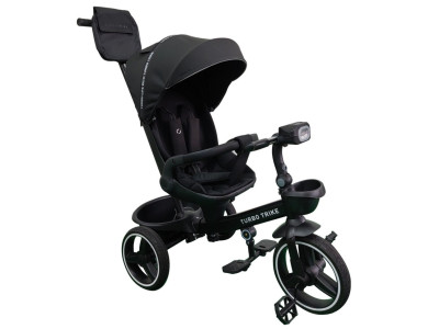 Велосипед дитячий триколісний MT 1002-1 Elegant Black з батьківською ручкою Велосипед дитячий триколісний MT 1002-1 Elegant Black з батьківською ручкою