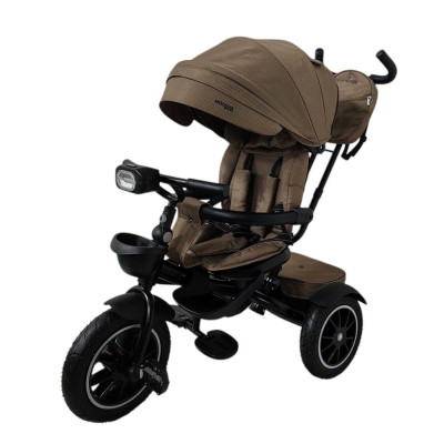 Дитячий триколісний велосипед MODENA ME 1193 Beige Praline з батьківською ручкою