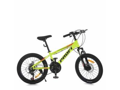 Велосипед підлітковий MTB2001-4 20 дюймів салатовий Велосипед підлітковий MTB2001-4 20 дюймів салатовий