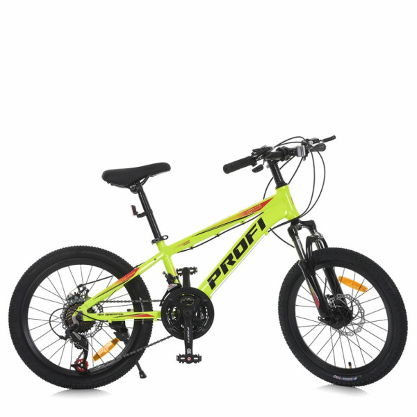 Велосипед підлітковий MTB2001-4 20 дюймів салатовий Велосипед підлітковий MTB2001-4 20 дюймів салатовий