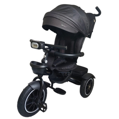 Дитячий триколісний велосипед MODENA ME 1193 Black з батьківською ручкою