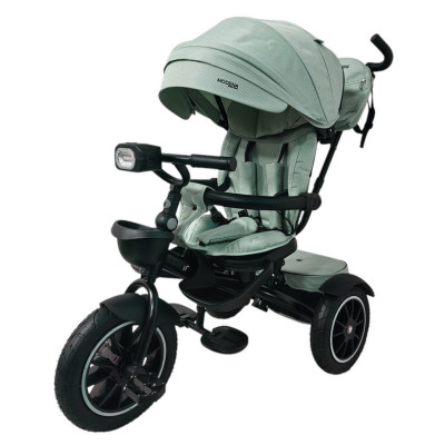 Дитячий триколісний велосипед MODENA ME 1193 Cloud Blue з батьківською ручкою