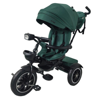 Дитячий триколісний велосипед MODENA ME 1193 Green з батьківською ручкою