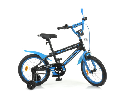 Велосипед дитячий PROF1 Y16323-1 16 дюймів, синій