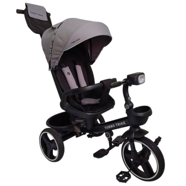 Велосипед дитячий триколісний MT 1002-1 Smart Grey з батьківською ручкою Велосипед дитячий триколісний MT 1002-1 Smart Grey з батьківською ручкою