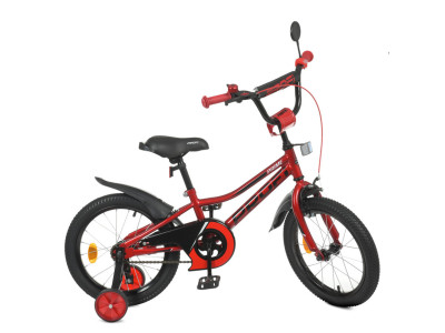 Велосипед дитячий PROF1 Y16221-1 16 дюймів, червоний
