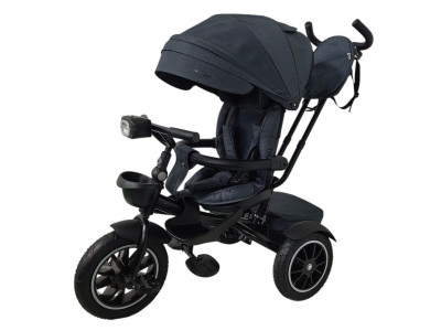 Дитячий триколісний велосипед MODENA ME 1193 Dark Gray з батьківською ручкою