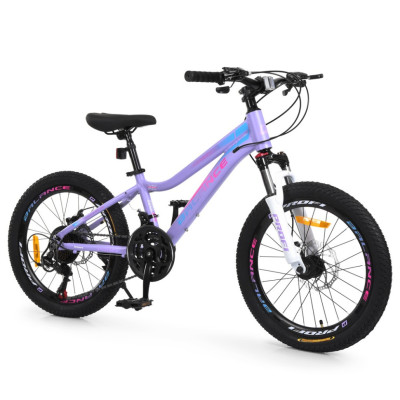 Велосипед дитячий "BALANCE" BL-2002 20 дюймів бузковий