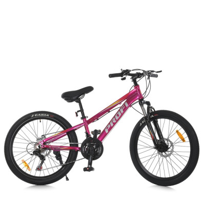 Велосипед MTB2601-3 26 дюймів алюмінієва рама 13 Shimano 21SP фуксія