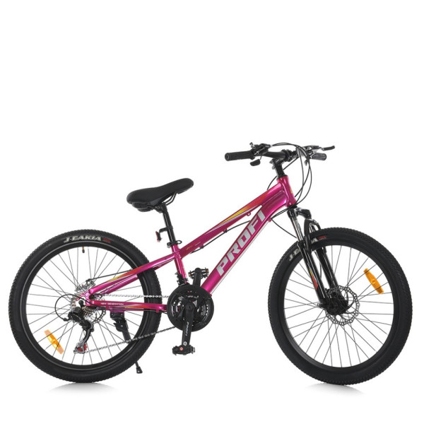 Велосипед MTB2601-3 26 дюймів алюмінієва рама 13 Shimano 21SP фуксія Велосипед MTB2601-3 26 дюймів алюмінієва рама 13 Shimano 21SP фуксія