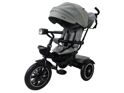 Дитячий триколісний велосипед MODENA ME 1193 Gray з батьківською ручкою